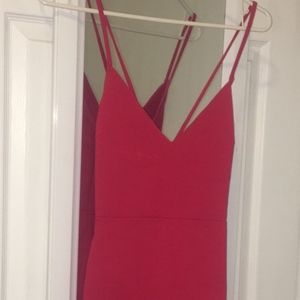 Cherry Red Mini Dress- WORN ONCE